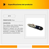 Placa Metálica Para Conector De Plug Grande JP-9