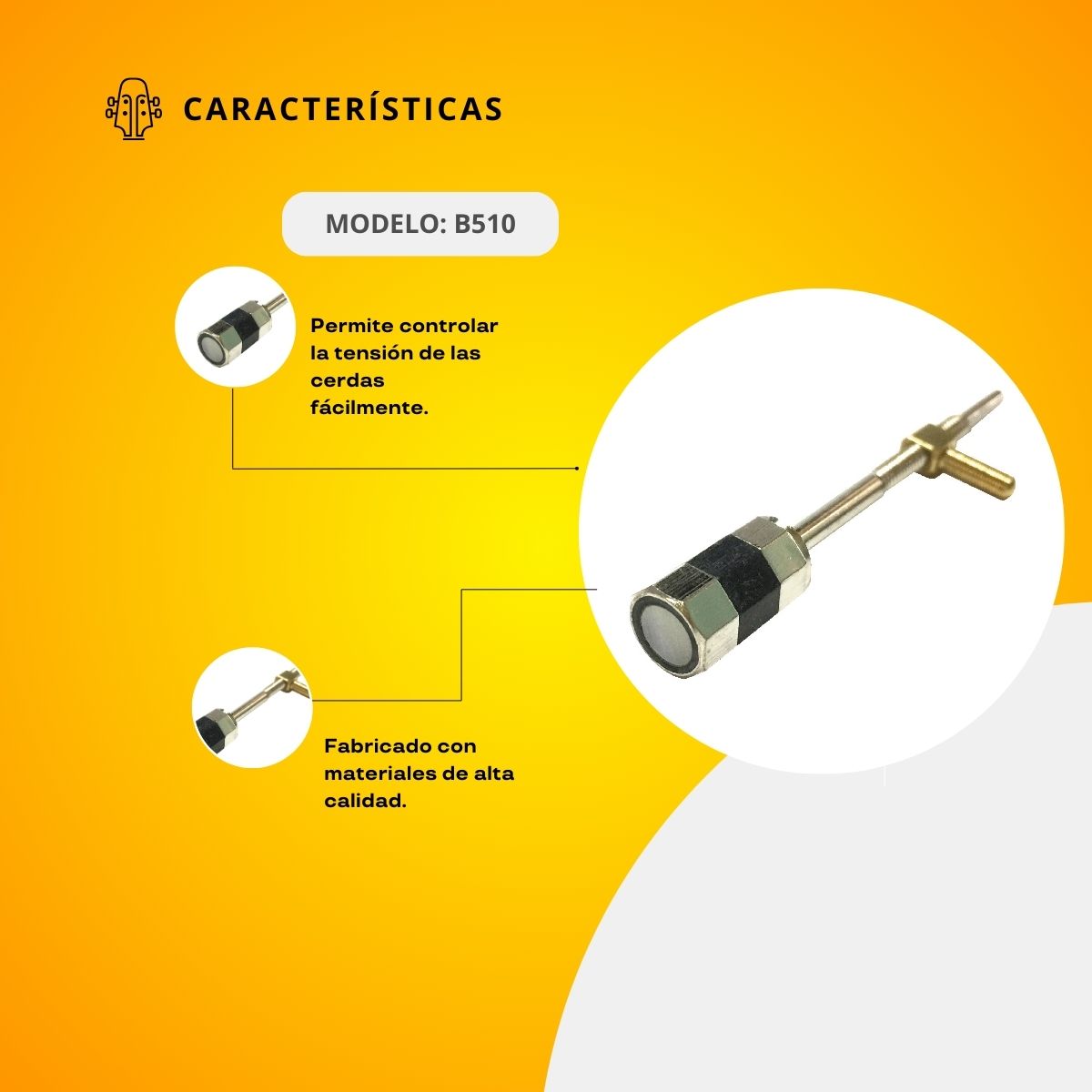 Tornillo Tensor Para Arco De Violín B510