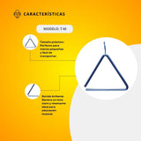 Triangulo Cromado Tamaño Mediano T-M