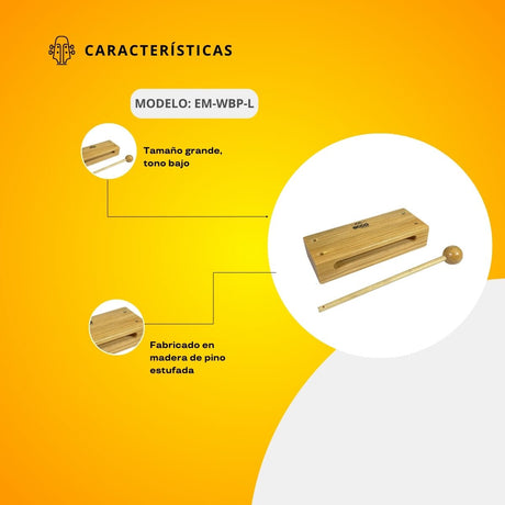 Wood Block Tamaño Mediano EM-WBP-L
