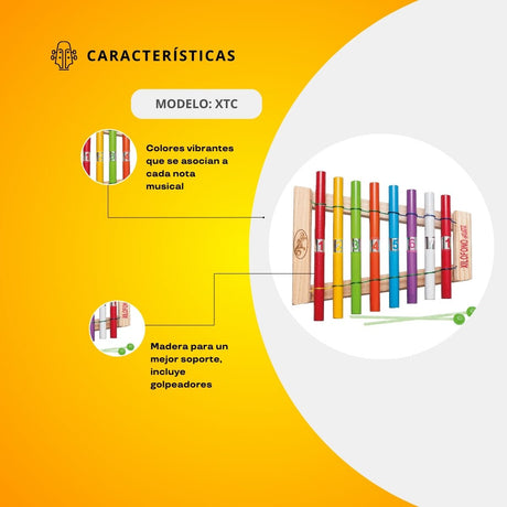 Xilófono Infantil Didáctico 8 Notas XTC
